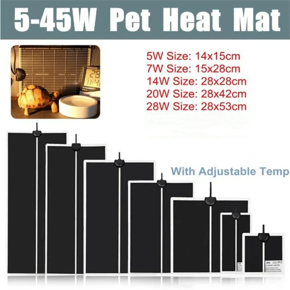 Seedling Heat Mat - 5～28W苗床ヒートマット 植物種子防寒ペット冬用ヒートマット 220V～240V 植物・花・野菜用
