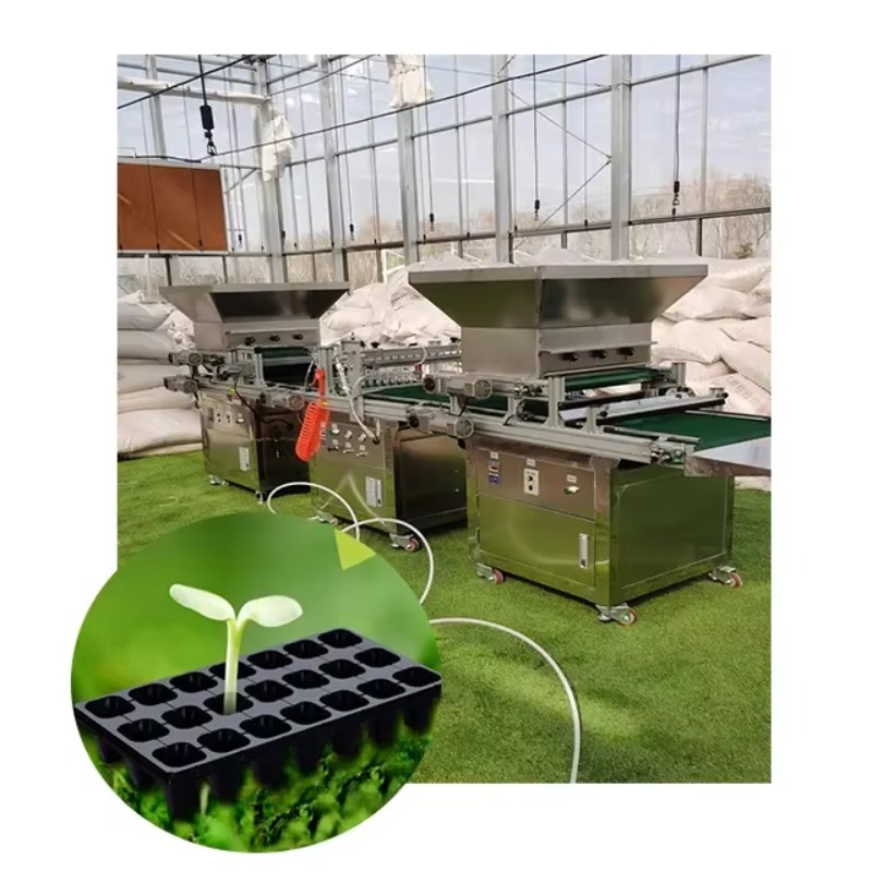 自動プラグトレイ播種機 全自動苗床土充填穴あけ精密播種装置 - Nursery Plug Tray のレビューと価格