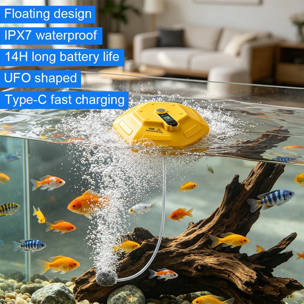 フローティングフィッシングエアレーターポンプ 14時間の長時 - Fish Pond Aerator のレビューと価格