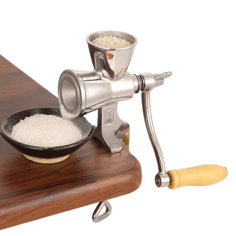 304ステンレス鋼製粉砕機グラインダー手動ココア豆ミル全粒穀 - Grain Mill Grinder のレビューと価格