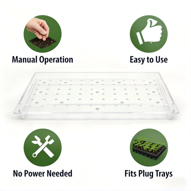 家庭菜園や苗床に最適な実用的なプラグトレイ播種機 - Nursery Plug Tray のレビューと価格