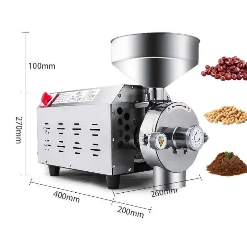 業務用電動穀物粉砕機 2500W ステンレス製超微粉砕機 ト - Grain Mill Grinder のレビューと価格