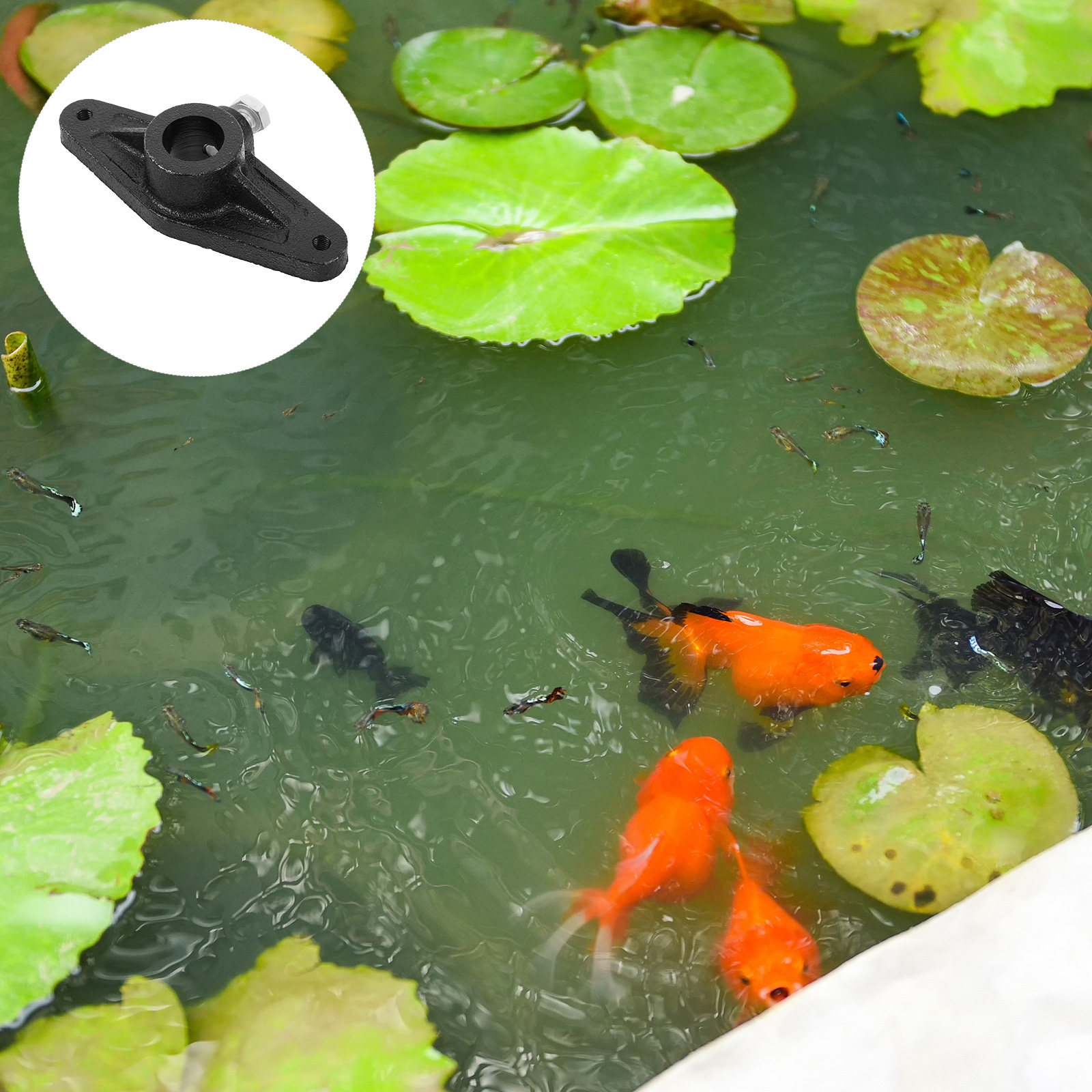 フィッシュホイールクランクハンドルブラック交換用スピニングリ - Fish Pond Aerator のレビューと価格