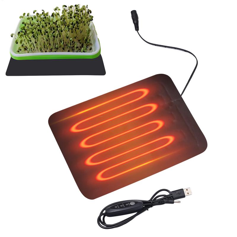 苗ヒートマット屋内植物発芽防水加熱パッド繁殖スターターマット - Seedling Heat Mat のレビューと価格