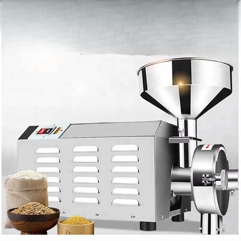 フルステンレス製ミニ家庭用穀物米粉ミルグラインダーマシンのパ - Grain Mill Grinder のレビューと価格