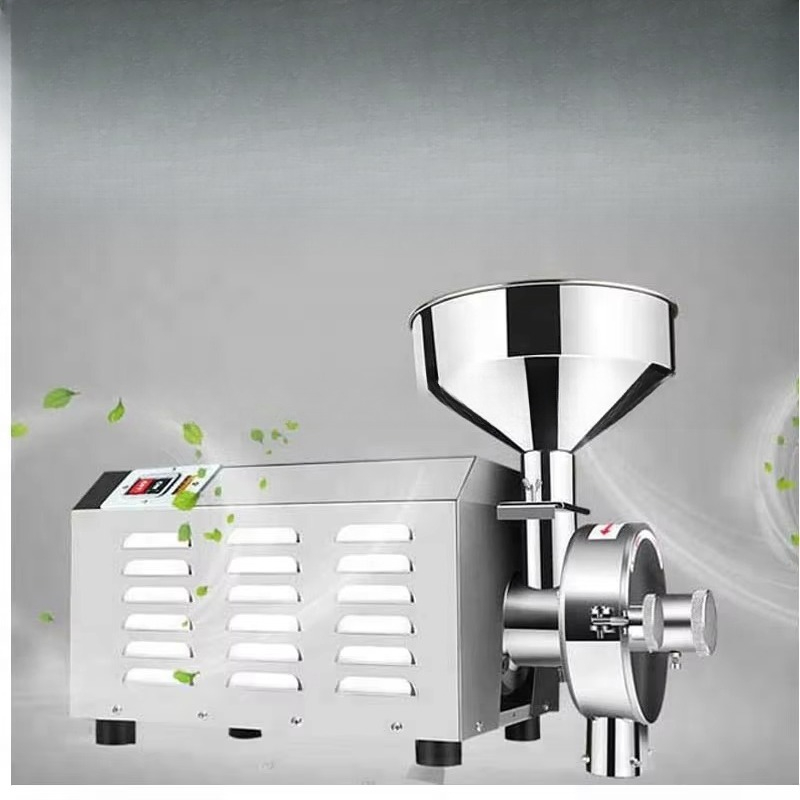 フルステンレス製ミニ家庭用穀物米粉ミルグラインダーマシンのパ - Grain Mill Grinder のレビューと価格