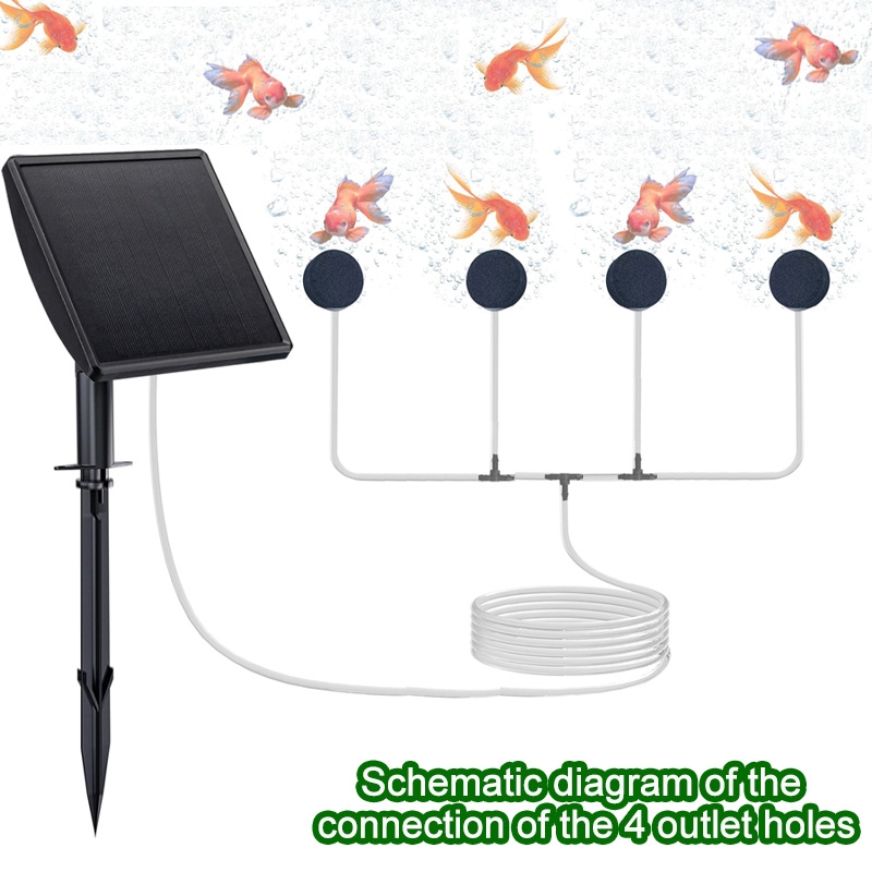 ソーラー式池用エアレーター、ソーラー池用ポンプ、水槽用エアレ - Fish Pond Aerator のレビューと価格