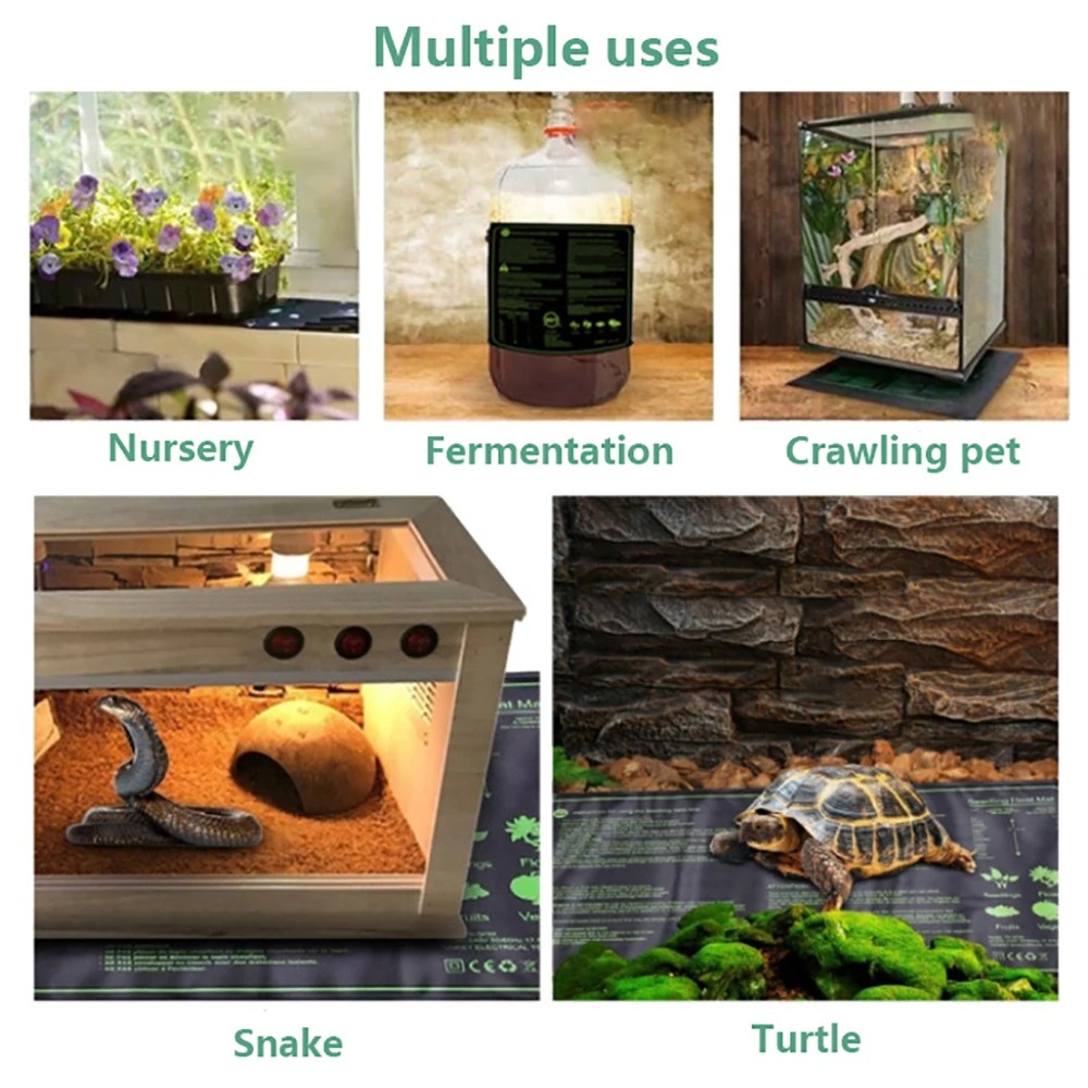 5～28W苗床ヒートマット 植物種子防寒ペット冬用ヒートマッ - Seedling Heat Mat のレビューと価格