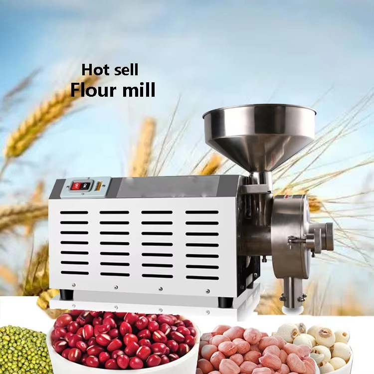 CW電動小麦ナッツ米穀粉ココアミルグラインダー乾燥穀物粉末粉 - Grain Mill Grinder のレビューと価格