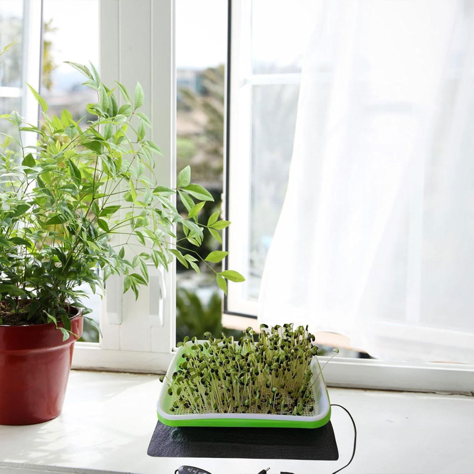 水耕栽培用ヒートマット、苗の育成用、防水、温度調節可能なパッ - Seedling Heat Mat のレビューと価格