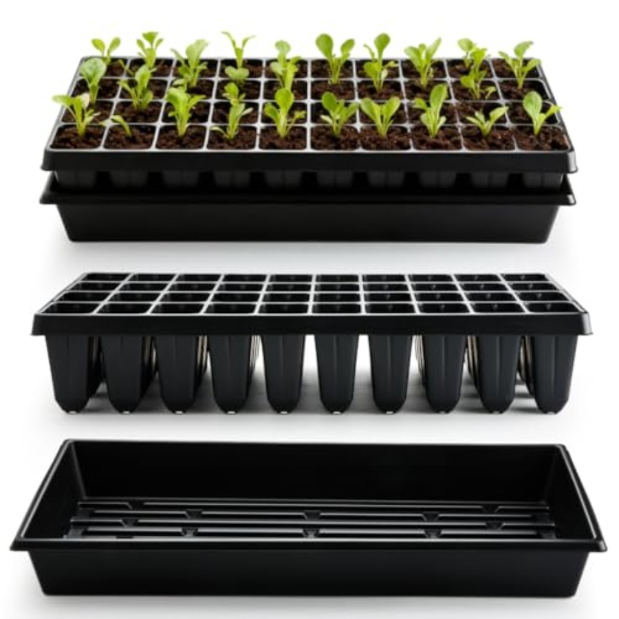 10パック1020種子スタータートレイと発芽用40セルプラグ - Nursery Plug Tray のレビューと価格